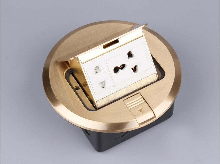 British Standard Pop up Floor Outlets Socket (Copper Alloy material)