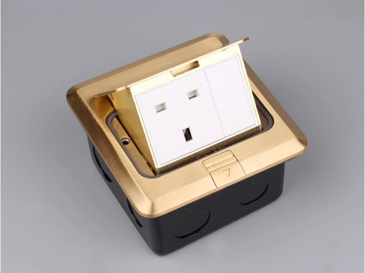 British Standard Pop up Floor Outlets Socket (Copper Alloy material)